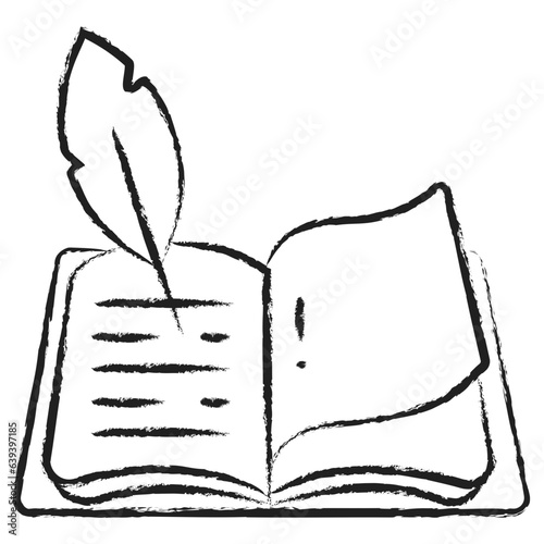 Hand drawn Poetry icon