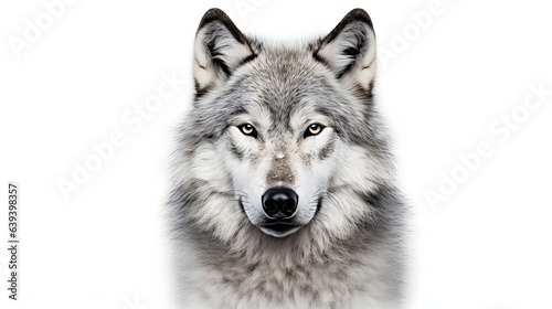 wolf on a white background © Oleksandr