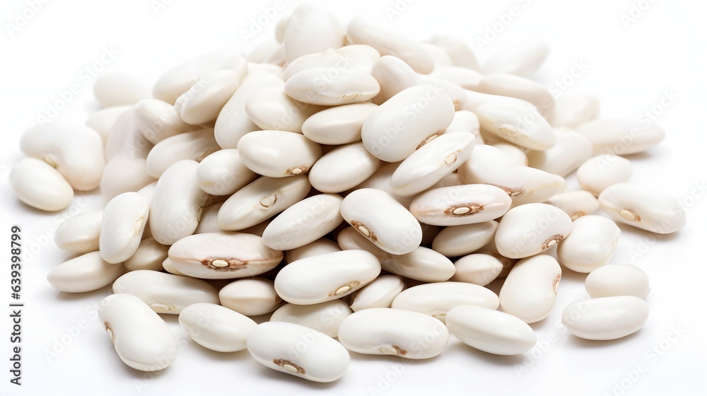 white beans on a white background white beans on a white background