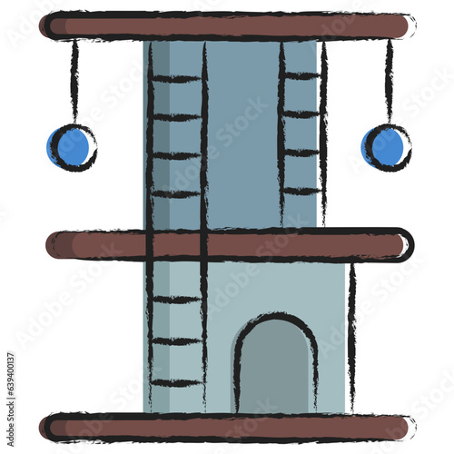 Hand drawn Scratcher icon