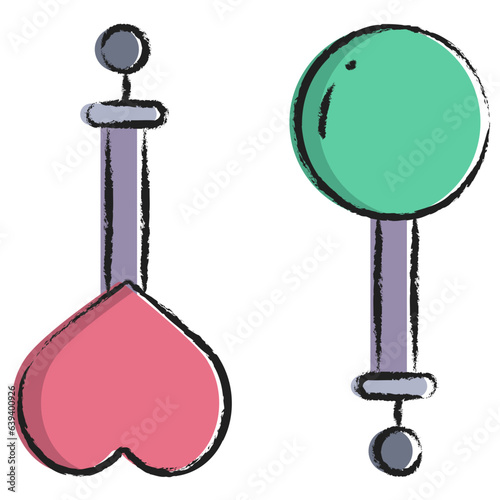 Hand drawn Studs icon