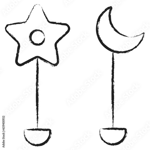 Hand drawn Studs icon