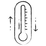 Hand drawn thermodynamics icon