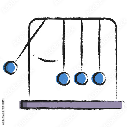 Hand drawn Momentum energy icon