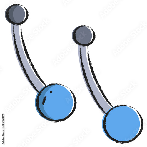 Hand drawn Studs icon