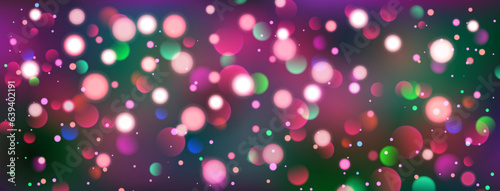 Abstract multicolored background with bokeh effect