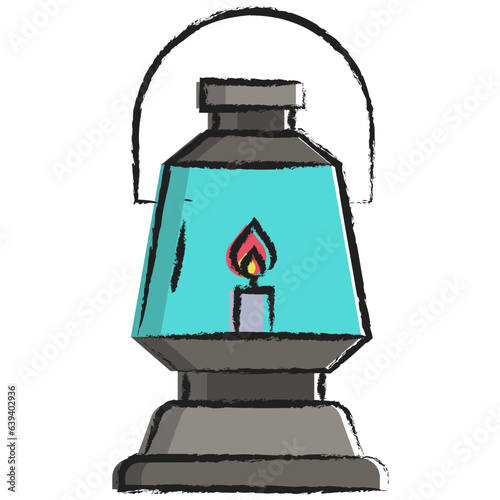 Hand drawn Lantern icon