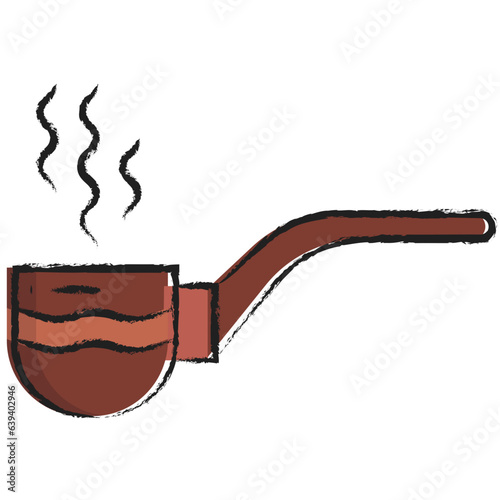 Hand drawn Pipe icon