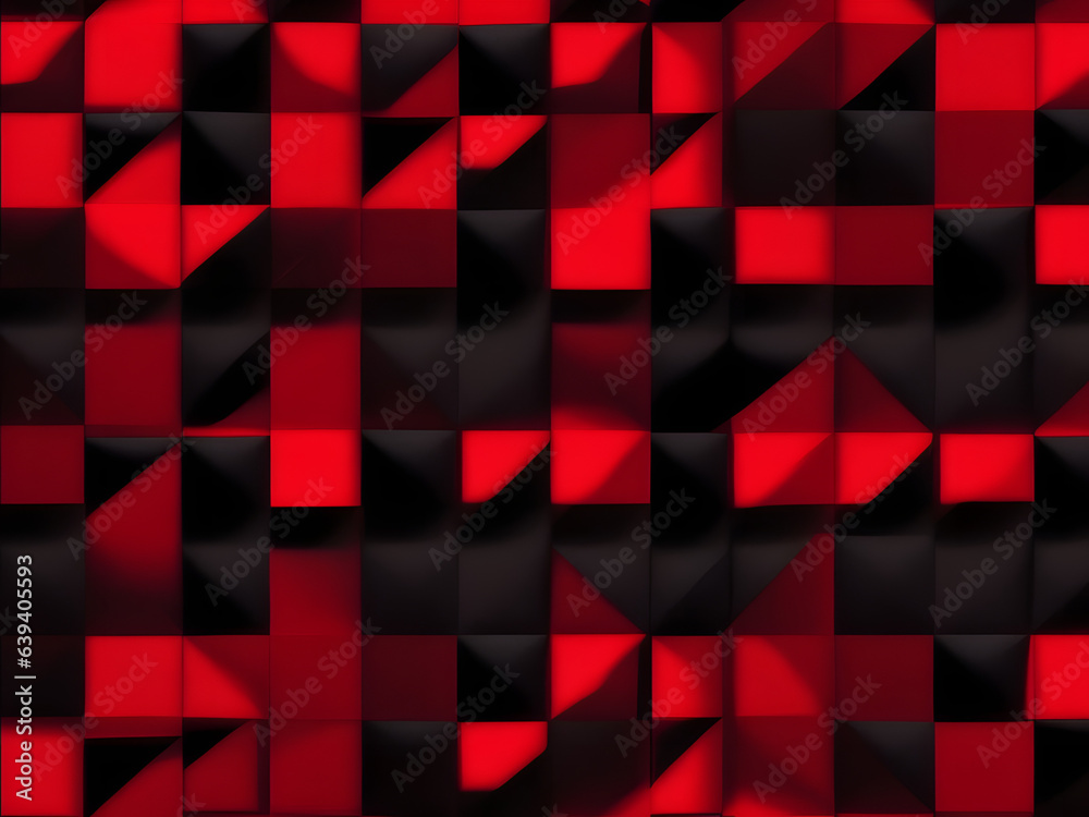 Modern Black and Red Abstract Background: Space for Creative Design with Geometric Shapes Modern Black and Red Abstract Background: Space for Creative Design with Geometric Shapes