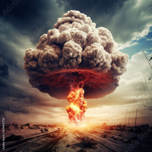 Explosion of a nuclear bomb