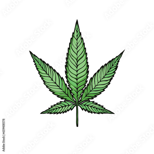 Weed leaf