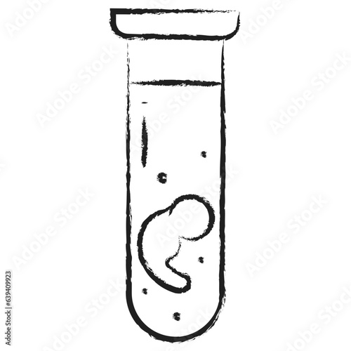 Hand drawn Test Tubes icon