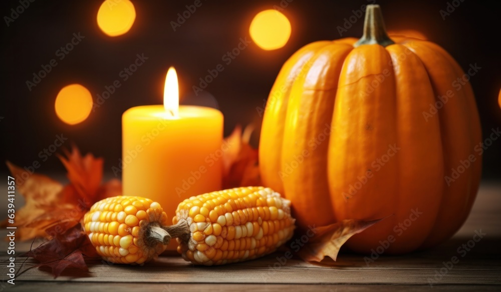 Autumn background with pumpkins Autumn background with pumpkins