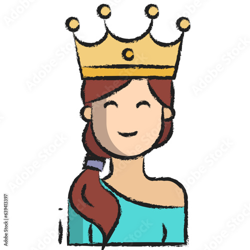 Hand drawn Best Employee icon