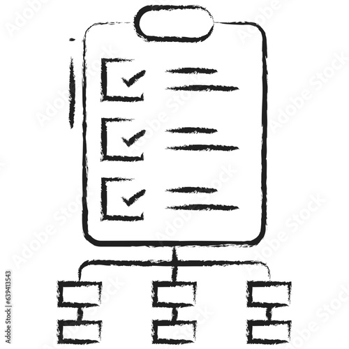 Hand drawn Briefing icon