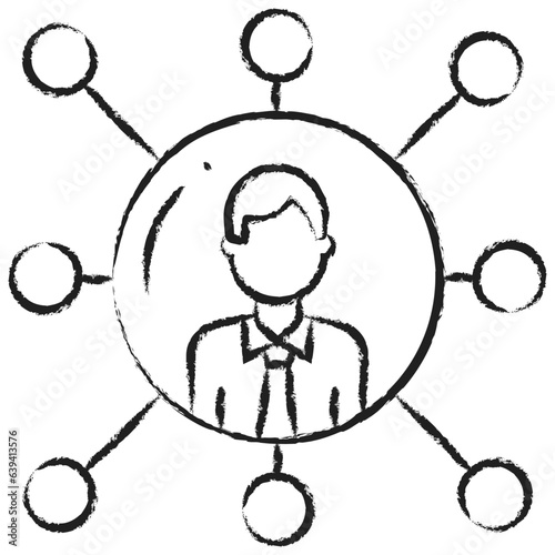 Hand drawn Network icon