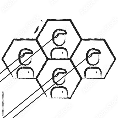 Hand drawn Group icon