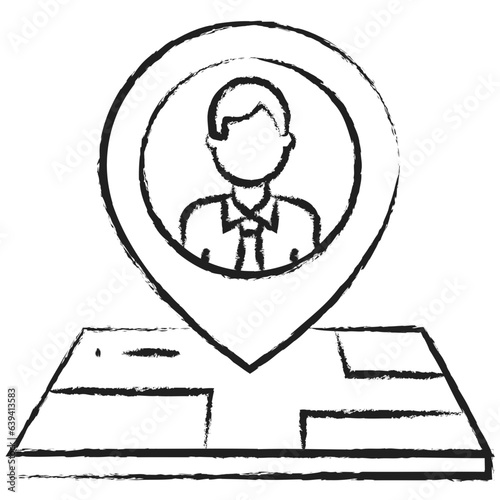 Hand drawn Placeholder icon