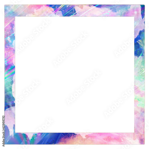 basic colorful squared frame, generative ai, squared frame for design