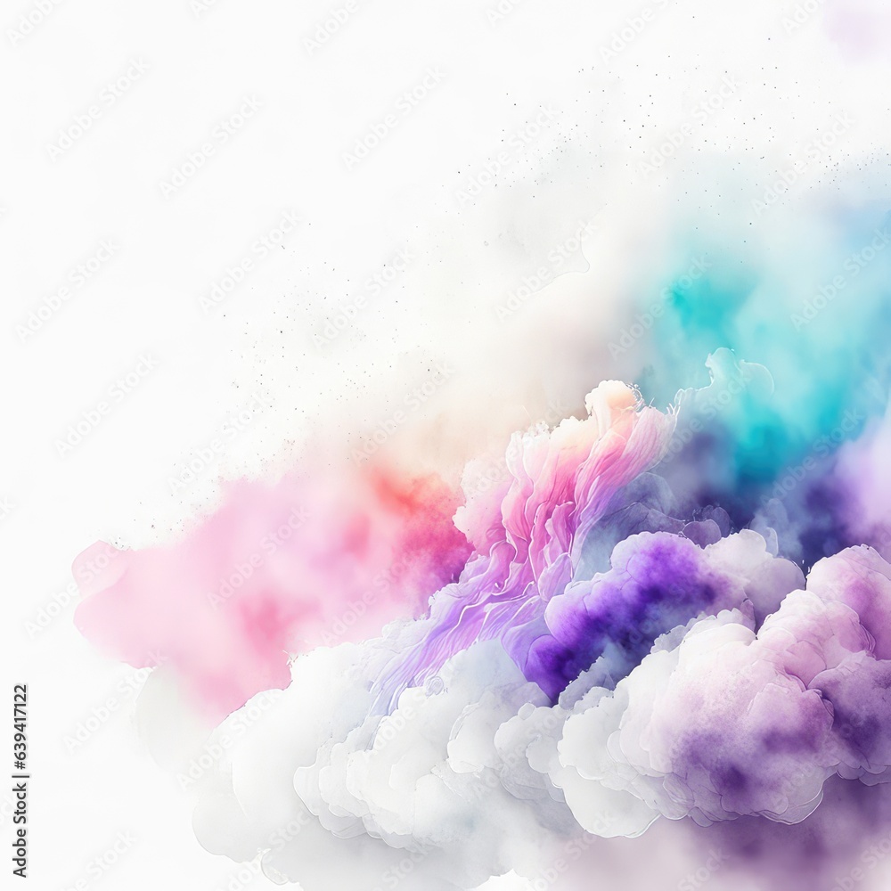 Fototapeta premium flowers in the clouds