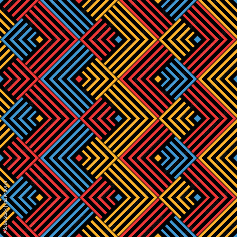 awesome diamond and zig zar art based on south american pre columbus indigenous art with colombian flag colors awesome diamond and zig zar art based on south american pre columbus indigenous art with colombian flag colors