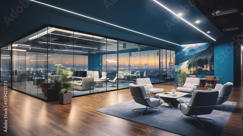 Hyper-realistic photography of office interior design inside a large company of oil and gas and investment capital, Work Design magazine, OnOffice magazine, Office Snapshots magazine, Office Concept m © Alin