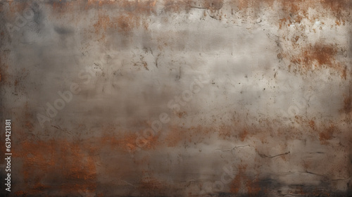 A rusty metal plate with weathered texture