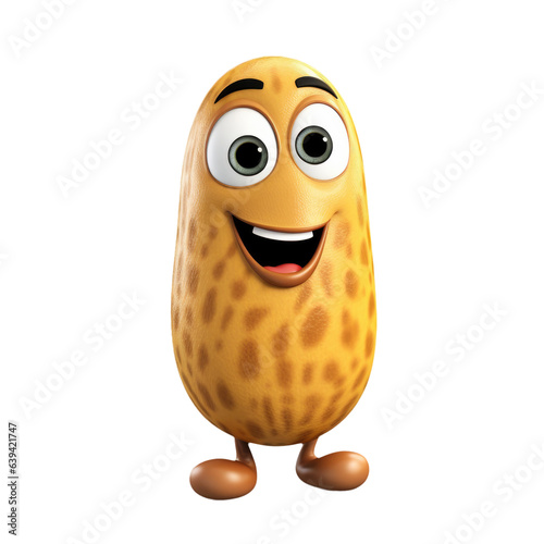 Cute Cartoon Peanut Charact...