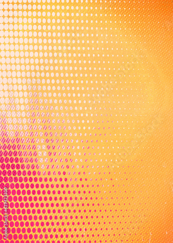 Wallpaper Mural Orange dots pattern backgrouind, vertical banner with copy space for text or image, Best suitable for online Ads, poster, banner, sale, celebrations and various design works Torontodigital.ca