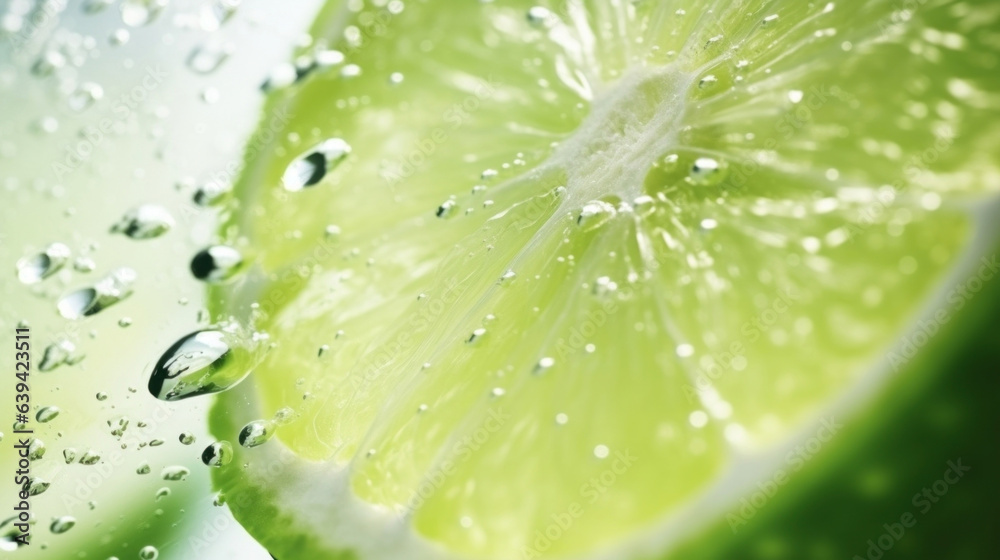 Refreshing fizz of tonic water captivatingly suspended in time in a soft dreamy closeup. Refreshing fizz of tonic water captivatingly suspended in time in a soft dreamy closeup.