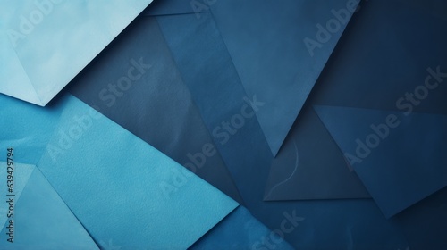 Photo of a vibrant blue piece of paper up close