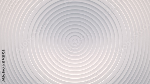 Wave from concentric circles, rings on the surface. Bright, milky radio wave abstract background