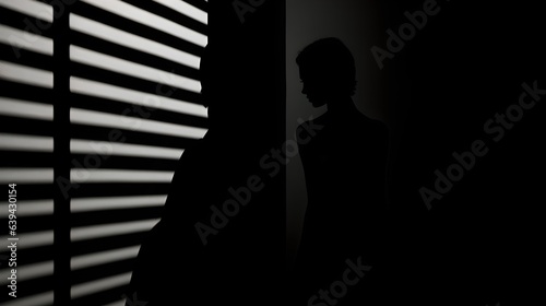 Evocative Contrast: Mysterious Silhouette Play