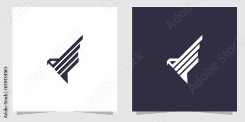 eagle logo design vector