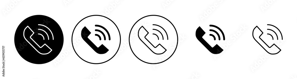 Call icon set. telephone icon vector. phone icon vector. contact us Call icon set. telephone icon vector. phone icon vector. contact us