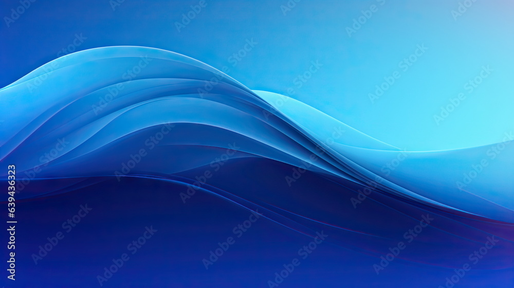 Fototapeta premium wallpaper background of gradiant blue shinny