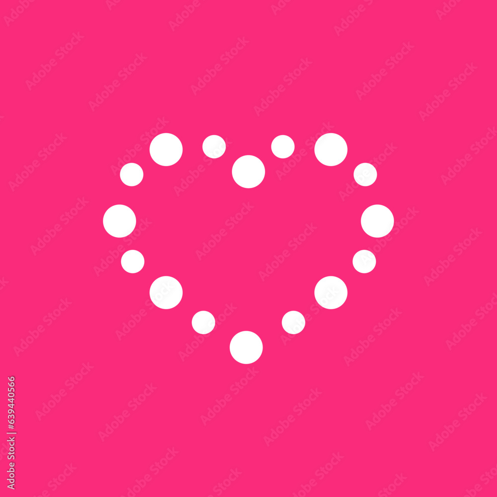 pink heart with bubbles logo 