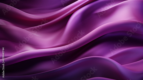 Elegance abstract soft focus wave glossy purple fabric use for background