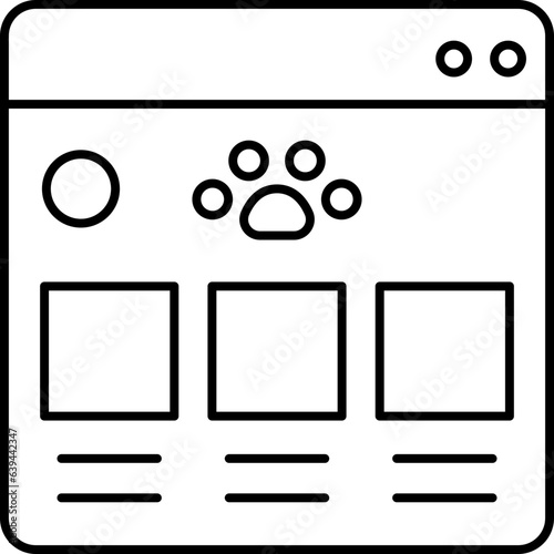 blogging  icon