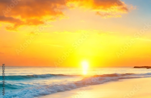sunset on the beach © upali