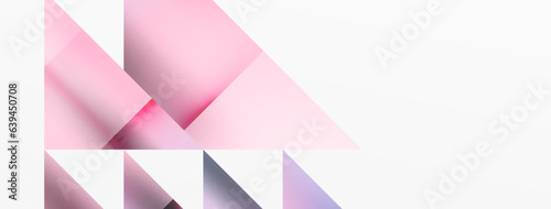 Captivating vector abstraction. Triangles interlock in mesmerizing dance, crafting dynamic geometric backdrop. Fusion of shapes and angles creates artful symphony of modern design