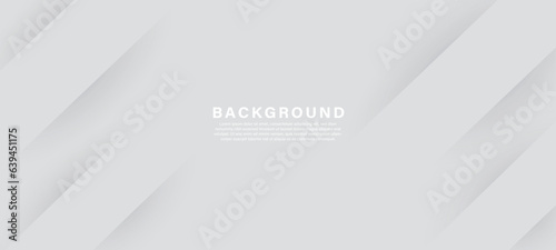 Grey background. Bright grey dynamic abstract background. Business banner for sales, event, holiday, party, birthday, falling. Fast moving 3d lines with soft shadow