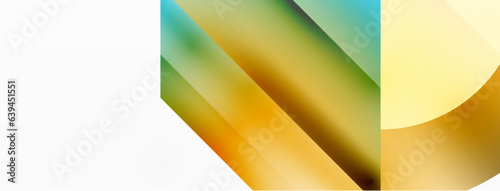 Minimalist marvel - squares and circles unite in harmonious geometry. Muted tones weave serene backdrop where structured tiles form dance of timeless elegance, epitomizing modern simplicity