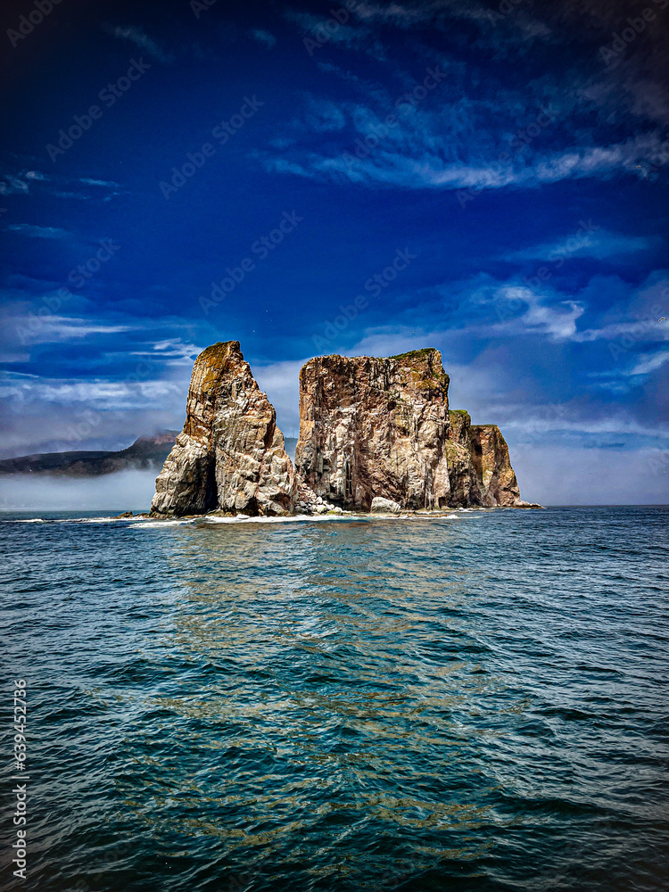 rock formation in the sea (roche perce) 
