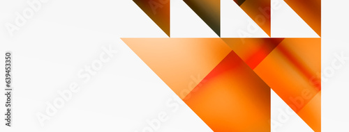 Captivating vector abstraction. Triangles interlock in mesmerizing dance, crafting dynamic geometric backdrop. Fusion of shapes and angles creates artful symphony of modern design