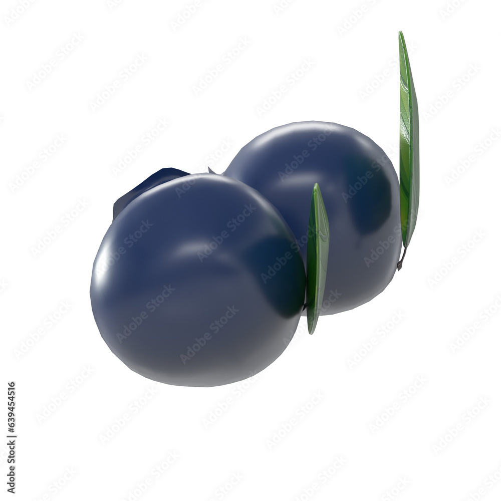 Fruits 3D Illustration Fruits 3D Illustration