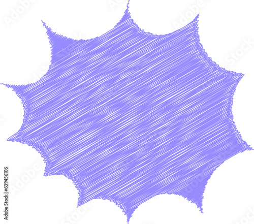 Hand drawn comic speech bubbles