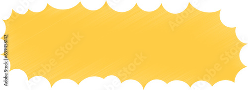 Hand drawn comic speech bubbles