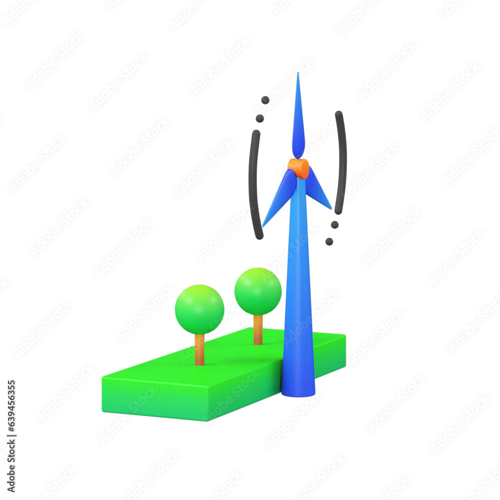 Ecology 3D Icon Illustration Ecology 3D Icon Illustration