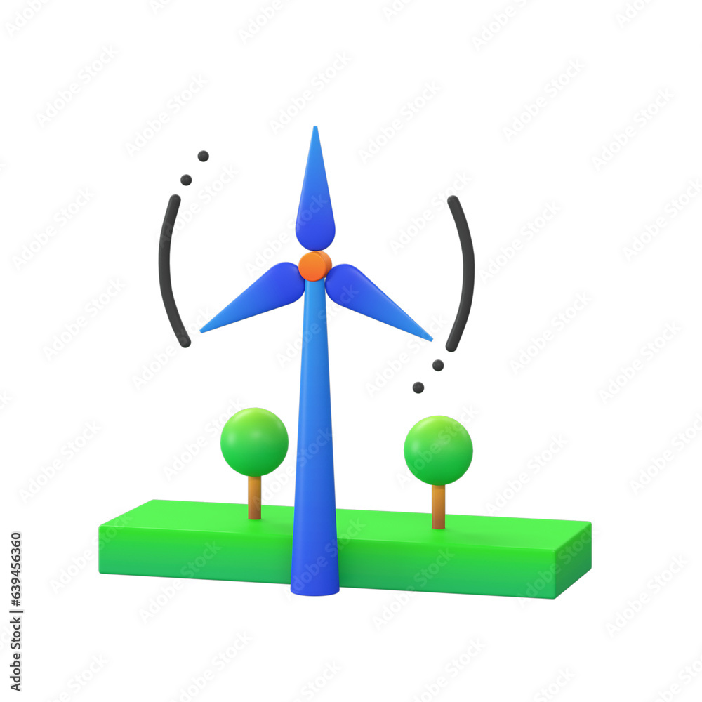 Ecology 3D Icon Illustration Ecology 3D Icon Illustration